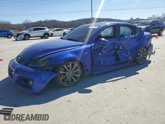 2008 Lexus IS F with VIN JTHBP262585004647, listed as a Copart auction lot 47167715 with 202,566 mi miles and Clean title. Bid and sale history available at DreamBid. Image 1.