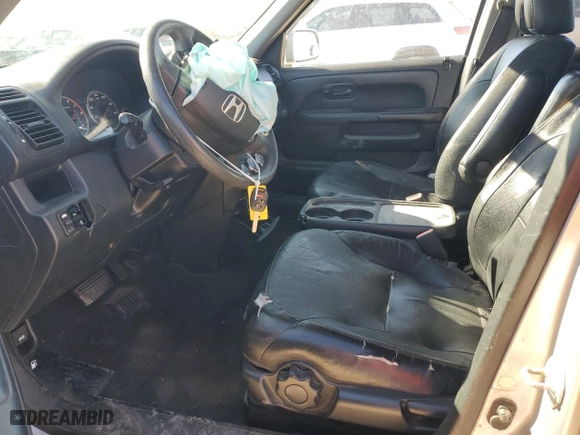 2006 Honda CR-V EX with VIN JHLRD788X6C059744, listed as a Copart auction lot 89284255 with 145,636 mi miles and Salvage Title. Bid and sale history available at carsss.com. Image 7.