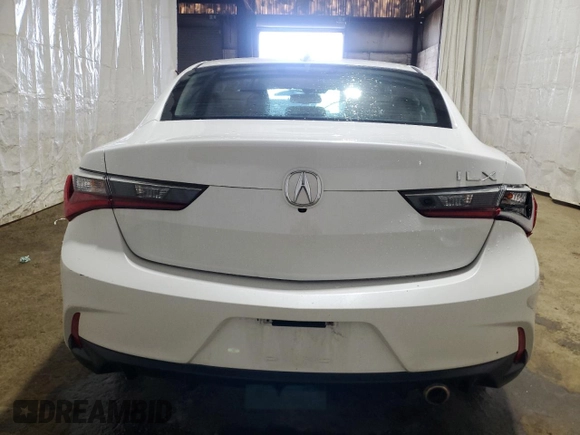 2019 Acura ILX Premium with VIN 19UDE2F77KA007979, listed as a Copart auction lot 57362435 with 90,607 mi miles and Salvage title. Bid and sale history available at DreamBid. Image 6.