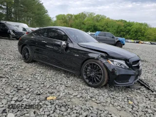 2018 Mercedes-Benz C 43 AMG z VIN WDDWJ6EB5JF672788, wystawiony jako Copart lot #55518825 z przebiegiem 61 840 mil mil oraz Szkoda całkowita • Salvage title. Historia ofert i sprzedaży dostępna na DreamBid. Obrazek 4.