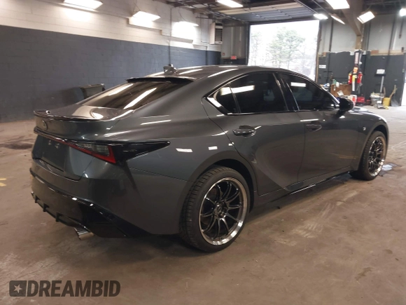 2022 Lexus IS 350 F Sport with VIN JTHGZ1E28N5023281, listed as a IAAI auction lot 41881141 with 29,040 mi miles and . Bid and sale history available at DreamBid. Image 4.