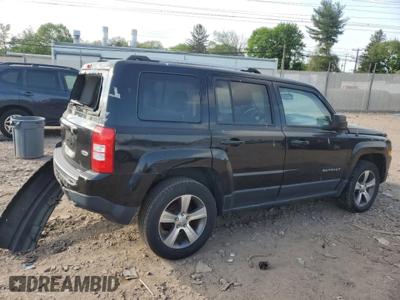 2017 Jeep Patriot High Altitude with VIN 1C4NJRFBXHD159693, listed as a Copart auction lot 55333645 with 74,379 mi miles and Clean title. Bid and sale history available at DreamBid. Image 3.