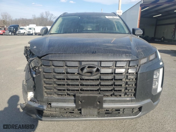2024 Hyundai Palisade SEL with VIN KM8R2DGE8RU784505, listed as a Copart auction lot 46667885 with 27,476 mi miles and Clean Title. Bid and sale history available at carsss.com. Image 5.