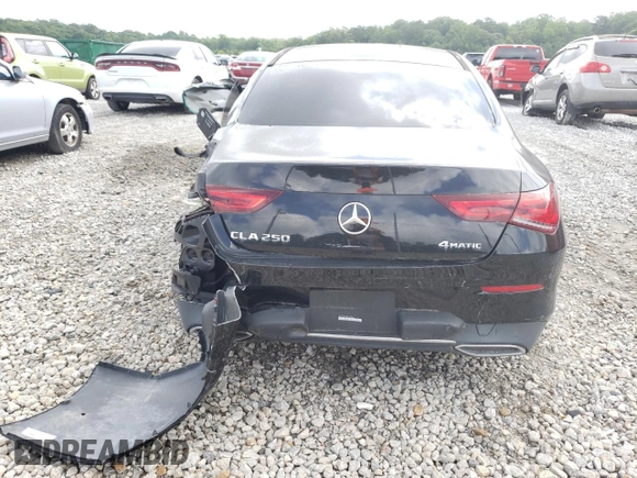 2021 Mercedes-Benz CLA 250 with VIN W1K5J4HBXMN162006, listed as a Copart auction lot 61375055 with 21,485 mi miles and Clean title. Bid and sale history available at DreamBid. Image 6.