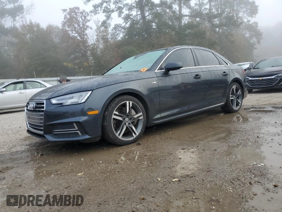 2017 Audi A4 Premium Plus with VIN WAULNAF49HN028342, listed as a Copart auction lot 84749944 with 66,932 mi miles and Salvage Title. Bid and sale history available at carsss.com. Image 1.