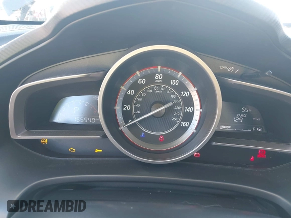 2015 Mazda 3 i Sport with VIN 3MZBM1K72FM229649, listed as a IAAI auction lot 41346541 with 155,940 mi miles and . Bid and sale history available at DreamBid. Image 7.