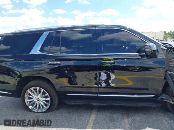 2023 Cadillac Escalade 4WD Premium Luxury with VIN 1GYS4BKL4PR236070, listed as a IAAI auction lot 41905971 with 40,382 mi miles and . Bid and sale history available at DreamBid. Image 14.