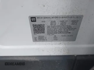 2022 Chevrolet Equinox LS z VIN 3GNAXHEV3NS222736, wystawiony jako IAAI lot #42140550 z przebiegiem 24 606 mil mil oraz . Historia ofert i sprzedaży dostępna na DreamBid. Obrazek 9.