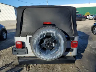 2006 Jeep Wrangler SE with VIN 1J4FA29156P769781, listed as a Copart auction lot 43498595 with 0 mi miles and Non Repairable. Bid and sale history available at carsss.com. Image 6.