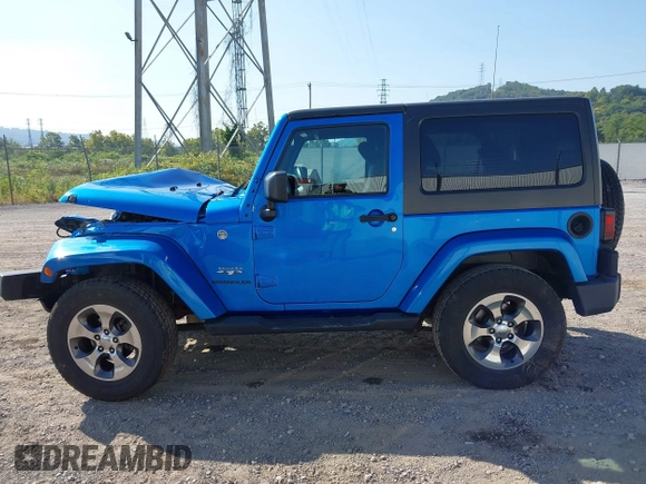 2016 Jeep Wrangler Sahara with VIN 1C4AJWBG9GL112139, listed as a IAAI auction lot 40286816 with 54,568 mi miles and . Bid and sale history available at DreamBid. Image 14.