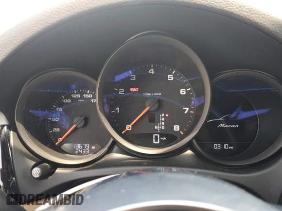 2021 Porsche Macan with VIN WP1AA2A55MLB02694, listed as a Copart auction lot 59378205 with 13,679 mi miles and Salvage title. Bid and sale history available at DreamBid. Image 9.
