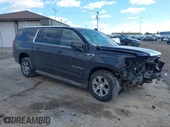 2022 GMC Yukon XL SLE with VIN 1GKS2FKD0NR326393, listed as a IAAI auction lot 41674448 with 43,807 mi miles and . Bid and sale history available at DreamBid. Image 1.