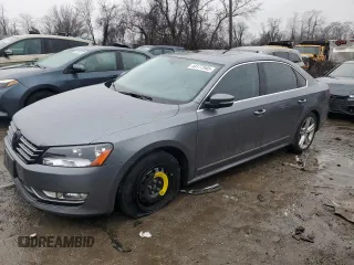 2015 Volkswagen Passat SEL Premium with VIN 1VWCT7A36FC027147, listed as a Copart auction lot 44177545 with 167,831 mi miles and Salvage title. Bid and sale history available at DreamBid. Image 1.