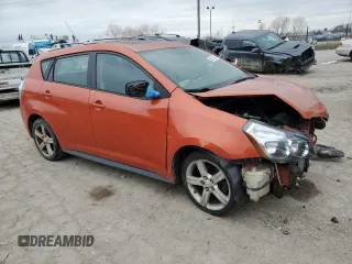 2010 Pontiac Vibe w/1SB with VIN 5Y2SP6E06AZ408077, listed as a Copart auction lot 85924104 with 0 mi miles and Clean Title. Bid and sale history available at carsss.com. Image 4.