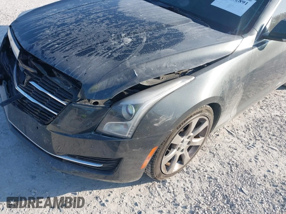 2015 Cadillac ATS Sedan Luxury RWD with VIN 1G6AB5RX4F0122156, listed as a IAAI auction lot 42012891 with 137,879 mi miles. Bid and sale history available at carsss.com. Image 6.