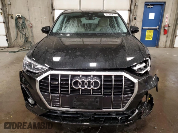 2020 Audi Q3 S line Prestige with VIN WA1FECF37L1009611, listed as a Copart auction lot 79943614 with 64,996 mi miles and Salvage Title. Bid and sale history available at carsss.com. Image 5.