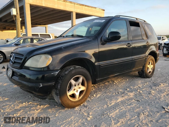 2000 Mercedes-Benz M-Class with VIN 4JGAB54E4YA190212, listed as a Copart auction lot 81318384 with 194,148 mi miles and Clean Title. Bid and sale history available at carsss.com. Image 1.