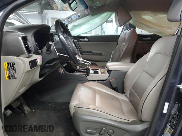 2017 Kia Sportage EX with VIN KNDPN3AC4H7092789, listed as a Copart auction lot 58401465 with 91,617 mi miles and Salvage title. Bid and sale history available at DreamBid. Image 7.