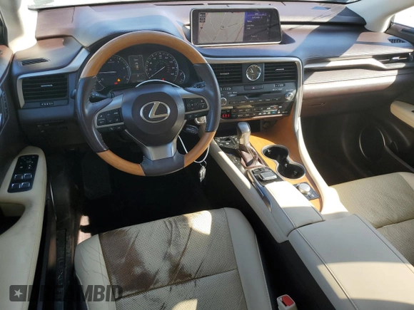 2017 Lexus RX 350 with VIN 2T2ZZMCA9HC058260, listed as a Copart auction lot 53274465 with 69,583 mi miles and Salvage title. Bid and sale history available at DreamBid. Image 8.