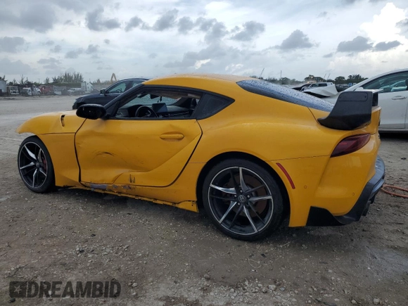2022 Toyota Supra 3.0 with VIN WZ1DB0C06NW046509, listed as a Copart auction lot 64653075 with 46,472 mi miles and Clean title. Bid and sale history available at DreamBid. Image 2.