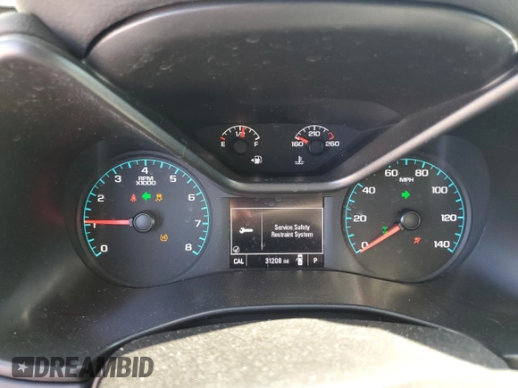 2022 Chevrolet Colorado 4WD LT with VIN 1GCGTCEN8N1271286, listed as a Copart auction lot 58100745 with 31,208 mi miles and Salvage title. Bid and sale history available at DreamBid. Image 9.