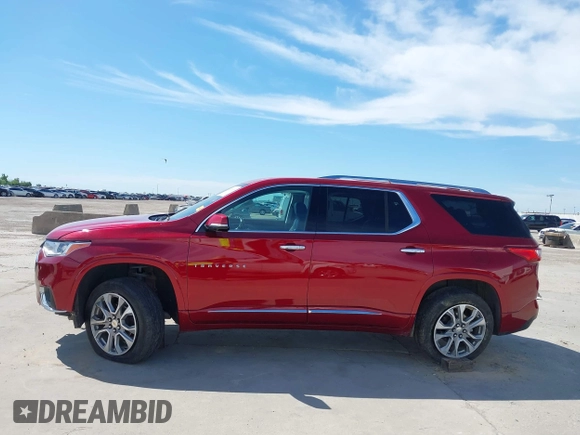 2020 Chevrolet Traverse Premier with VIN 1GNERKKW0LJ225601, listed as a IAAI auction lot 42308987 with 48,796 mi miles and . Bid and sale history available at DreamBid. Image 14.