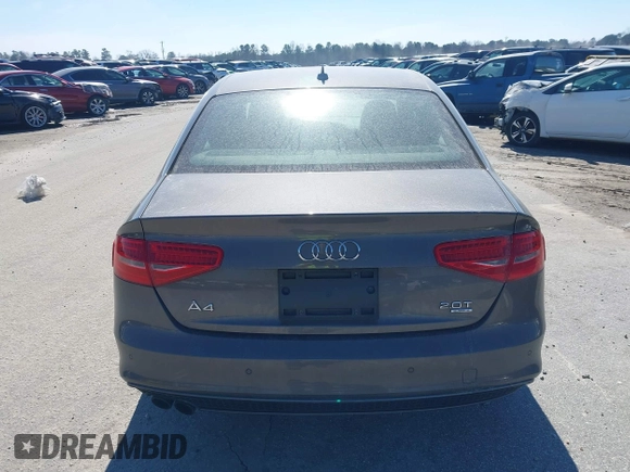 2014 Audi A4 Premium Plus with VIN WAUFFAFL1EN006896, listed as a IAAI auction lot 41525291 with 123,457 mi miles. Bid and sale history available at carsss.com. Image 16.