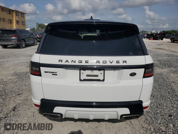 2021 Land Rover Range Rover Sport HST z VIN SALWS2RU4MA755425, wystawiony jako Copart lot #59090315 z przebiegiem 50 234 mil mil oraz Nie do naprawy • Non repairable. Historia ofert i sprzedaży dostępna na DreamBid. Obrazek 6.
