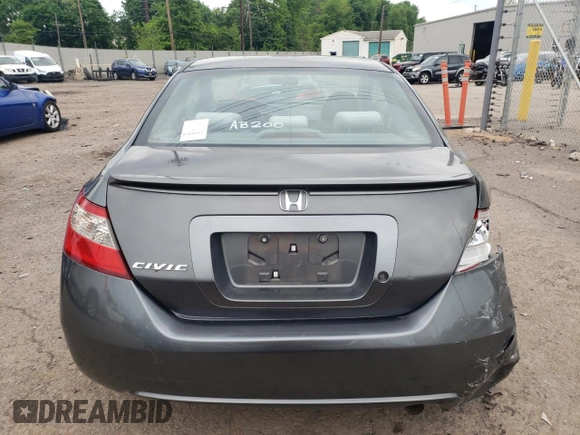 2010 Honda Civic Cpe LX with VIN 2HGFG1B63AH530829, listed as a Copart auction lot 53390954 with 100,357 mi miles and Salvage Title. Bid and sale history available at carsss.com. Image 6.