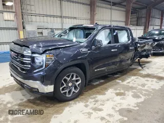 2025 GMC Sierra 1500 SLT с VIN 3GTPHDED4SG107836, выставлен на аукционе Copart как лот 56526415 с пробегом 9 998 миль миль и Списание • Salvage title. История ставок и продаж доступна на DreamBid. Изображение 1.