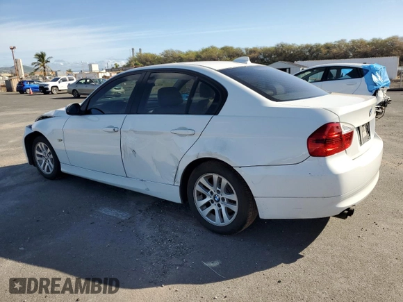 2007 BMW 3 Series 328i with VIN WBAVA33507PG49424, listed as a Copart auction lot 44634465 with 178,634 mi miles and Salvage Title. Bid and sale history available at DreamBid. Image 2.