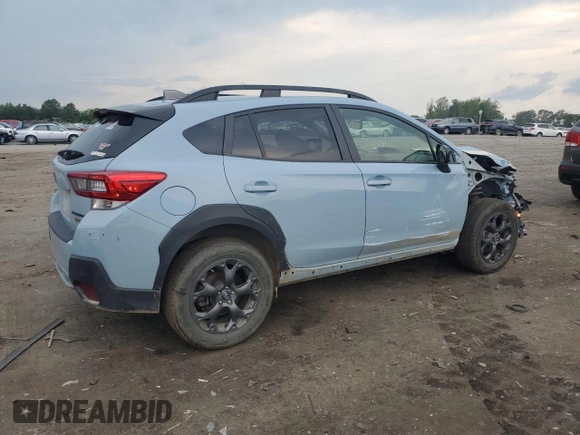 2021 Subaru Crosstrek Special Sports with VIN JF2GTHRC2MH257848, listed as a Copart auction lot 63746235 with 45,797 mi miles and Salvage title. Bid and sale history available at DreamBid. Image 3.