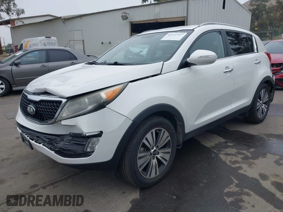 2015 Kia Sportage EX with VIN KNDPC3AC4F7766412, listed as a IAAI auction lot 42147917 with 89,829 mi miles and . Bid and sale history available at DreamBid. Image 2.