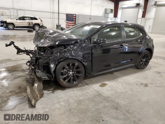 2021 Toyota Corolla SE with VIN JTND4MBE9M3122359, listed as a Copart auction lot 77909354 with 53,805 mi miles and Salvage Title. Bid and sale history available at DreamBid. Image 1.
