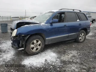 2006 Hyundai Santa Fe GLS with VIN KM8SC73D06U098659, listed as a Copart auction lot 87702155 with 164,576 mi miles and Salvage Title. Bid and sale history available at carsss.com. Image 1.