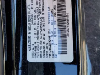 2016 Nissan 370Z Touring with VIN JN1AZ4FH2GM910754, listed as a Copart auction lot 47288854 with 116,037 mi miles and Salvage Title. Bid and sale history available at carsss.com. Image 12.