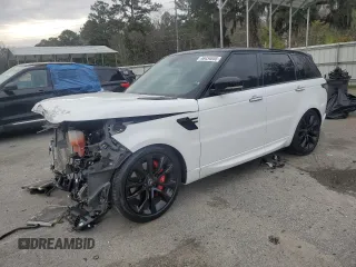 2022 Land Rover Range Rover Sport HST with VIN SALWS2RU3NA242121, listed as a Copart auction lot 46434655 with 23,073 mi miles and Salvage Title. Bid and sale history available at carsss.com. Image 1.