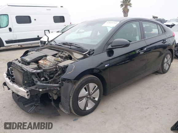 2020 Hyundai Ioniq Blue with VIN KMHC65LCXLU186010, listed as a IAAI auction lot 42019760 with 118,004 mi miles and . Bid and sale history available at DreamBid. Image 18.