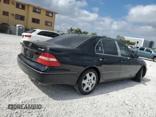2005 Lexus LS 430 z VIN JTHBN36F755014039, wystawiony jako Copart lot #54259665 z przebiegiem 198 475 mil mil oraz Szkoda całkowita • Salvage title. Historia ofert i sprzedaży dostępna na DreamBid. Obrazek 3.
