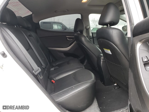 2013 Hyundai Elantra GLS PZEV with VIN 5NPDH4AEXDH192869, listed as a Copart auction lot 51993775 with 252,039 mi miles and Salvage Title. Bid and sale history available at carsss.com. Image 10.