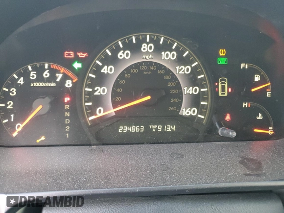 2007 Honda Odyssey EX-L with VIN 5FNRL38727B120069, listed as a Copart auction lot 89003625 with 234,863 mi miles and Salvage Title. Bid and sale history available at carsss.com. Image 9.