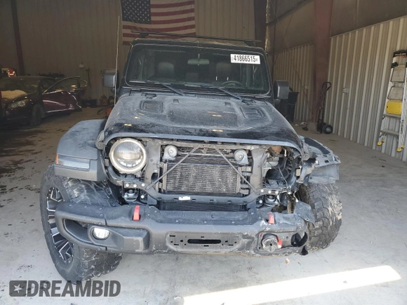 2018 Jeep Wrangler Unlimited Rubicon with VIN 1C4HJXFN0JW199514, listed as a Copart auction lot 41866515 with 85,448 mi miles and Clean title. Bid and sale history available at DreamBid. Image 5.