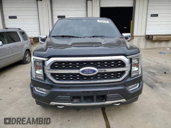 2022 Ford F-150 XL with VIN 1FTFW1EDXNFA24966, listed as a Copart auction lot 49545105 with 33,704 mi miles and Salvage Title. Bid and sale history available at DreamBid. Image 5.