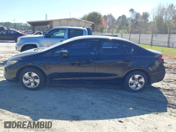 2015 Honda Civic Sedan LX with VIN 19XFB2F55FE051240, listed as a IAAI auction lot 41889918 with 217,589 mi miles. Bid and sale history available at carsss.com. Image 13.