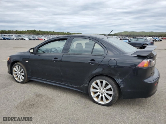 2010 Mitsubishi Lancer GTS with VIN JA32U8FW5AU001242, listed as a Copart auction lot 53711375 with 160,623 mi miles and Salvage Title. Bid and sale history available at carsss.com. Image 2.