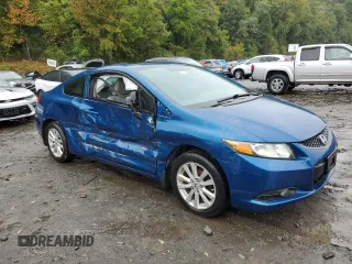 2012 Honda Civic Cpe EX-L with VIN 2HGFG3B90CH528514, listed as a Copart auction lot 71647564 with 189,980 mi miles and Salvage Title. Bid and sale history available at carsss.com. Image 4.
