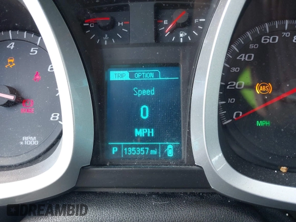 2017 Chevrolet Equinox LS with VIN 2GNALBEK8H1593177, listed as a IAAI auction lot 41848425 with 135,357 mi miles. Bid and sale history available at carsss.com. Image 7.