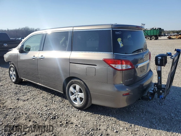 2015 Nissan Quest SV with VIN JN8AE2KP1F9120667, listed as a Copart auction lot 48436865 with 131,819 mi miles and Salvage Title. Bid and sale history available at carsss.com. Image 2.