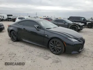 2024 Lexus RC with VIN JTHGZ5BC6R5027517, listed as a Copart auction lot 43978545 with 3,788 mi miles and Salvage Title. Bid and sale history available at carsss.com. Image 4.