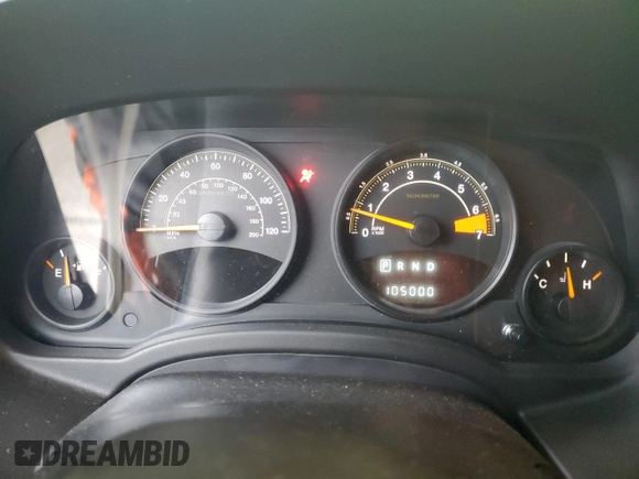 2017 Jeep Patriot Sport SE with VIN 1C4NJPBA2HD137656, listed as a Copart auction lot 45195785 with 105,000 mi miles and Salvage Title. Bid and sale history available at carsss.com. Image 9.